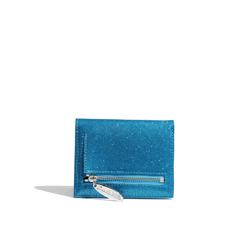 Villain Blue Sparkle Getaway Mini Wallet