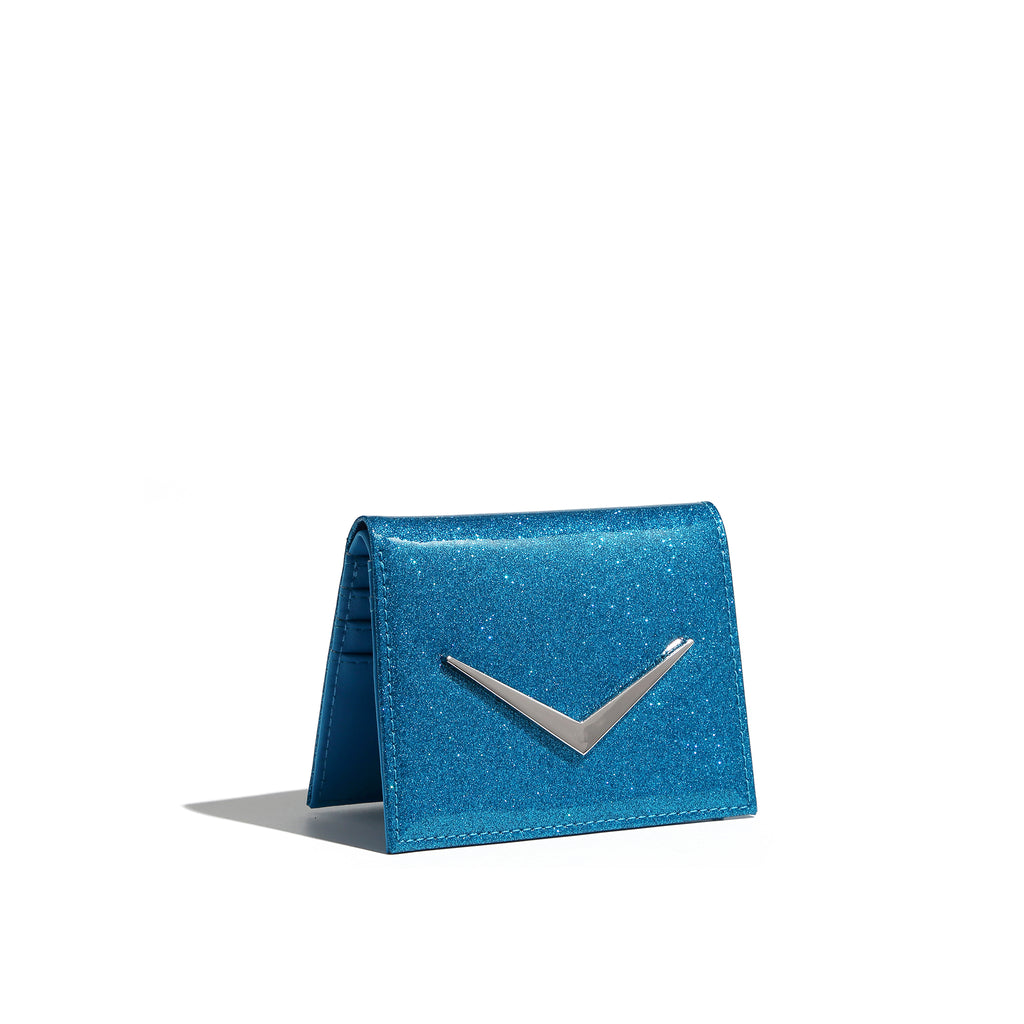 Villain Blue Sparkle Getaway Mini Wallet