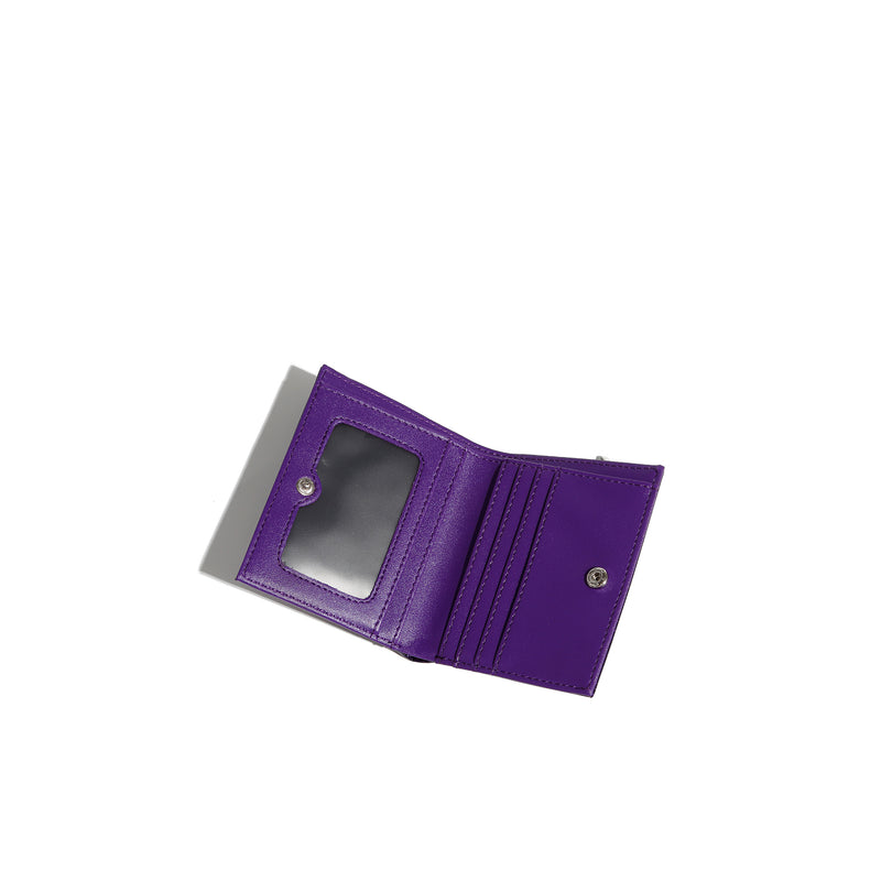 Poisonous Purple Sparkle Love Bird Mini Wallet