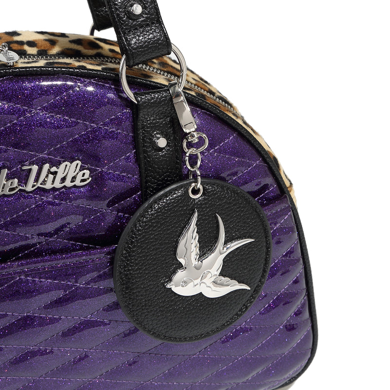 Poisonous Purple Love Bird Tote