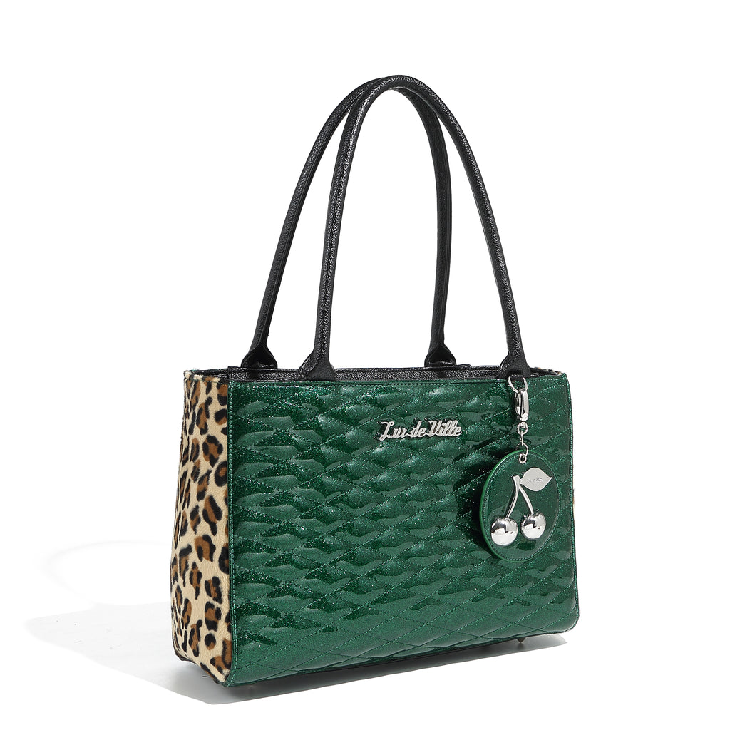 Venus Green Sparkle Wild Cherry Tote Start