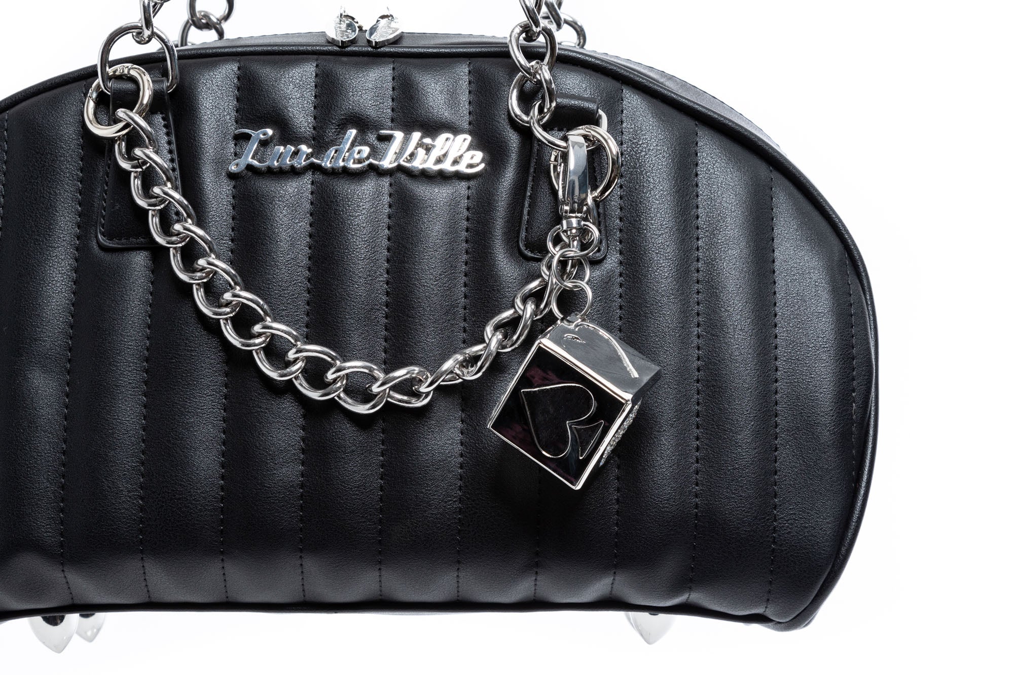Lux de Ville New Getaway Shiny Black Wallet – Rockattoo